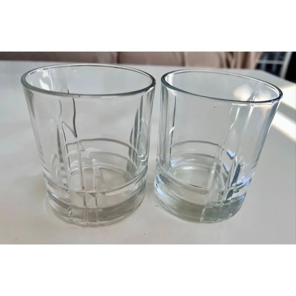 Anchor Hocking Rocks Old Fashioned Whiskey Glasses, 10.5 Oz Set of 2
